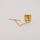 Christian Dior Tie Pin Cuffs metal 6 Set Gold Tone Auth BA11845-11