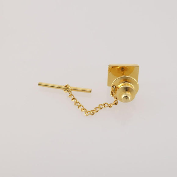 Christian Dior Tie Pin Cuffs metal 6 Set Gold Tone Auth BA11845