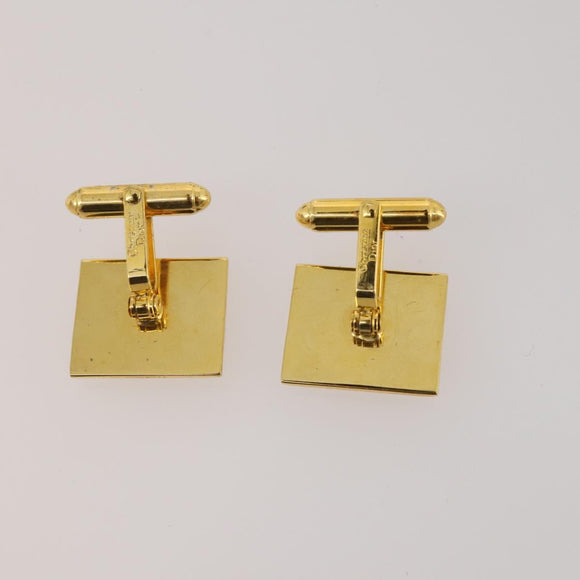 Christian Dior Tie Pin Cuffs metal 6 Set Gold Tone Auth BA11845