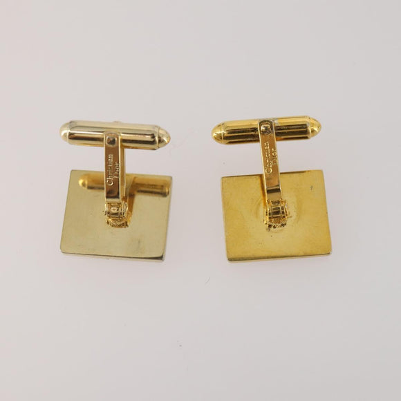 Christian Dior Tie Pin Cuffs metal 6 Set Gold Tone Auth BA11845
