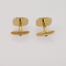 Christian Dior Tie Pin Cuffs metal 4 Set Gold Tone Auth BA11846-12