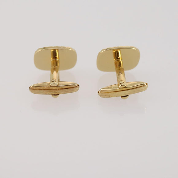 Christian Dior Tie Pin Cuffs metal 4 Set Gold Tone Auth BA11846