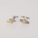 Christian Dior Tie Pin Cuffs metal 4 Set Gold Tone Auth BA11846-13