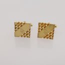 Christian Dior Tie Pin Cuffs metal 4 Set Gold Tone Auth BA11846-4