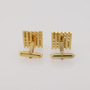 Christian Dior Tie Pin Cuffs metal 4 Set Gold Tone Auth BA11846-5