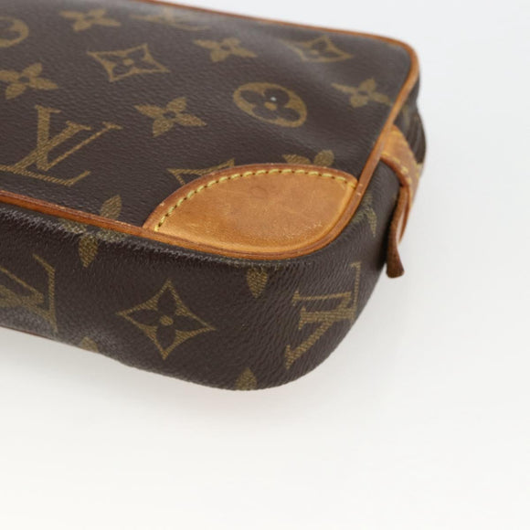 LOUIS VUITTON Monogram Marly Dragonne PM Clutch Bag M51827 LV Auth BA11848