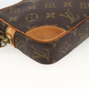 LOUIS VUITTON Monogram Marly Dragonne PM Clutch Bag M51827 LV Auth BA11848-15