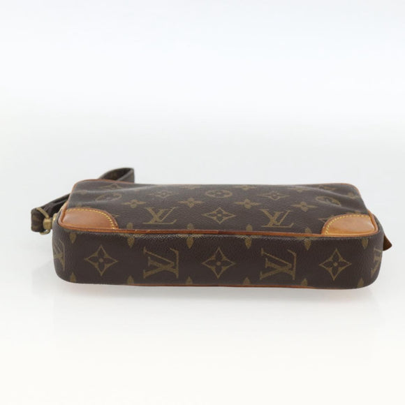 LOUIS VUITTON Monogram Marly Dragonne PM Clutch Bag M51827 LV Auth BA11848