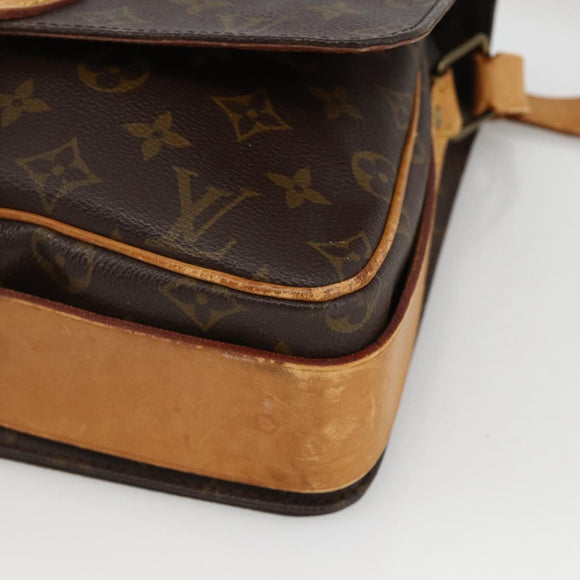 LOUIS VUITTON Monogram Cartouchiere GM Shoulder Bag M51252 LV Auth BA11850