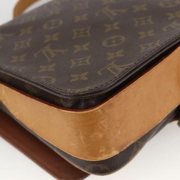 LOUIS VUITTON Monogram Cartouchiere GM Shoulder Bag M51252 LV Auth BA11850