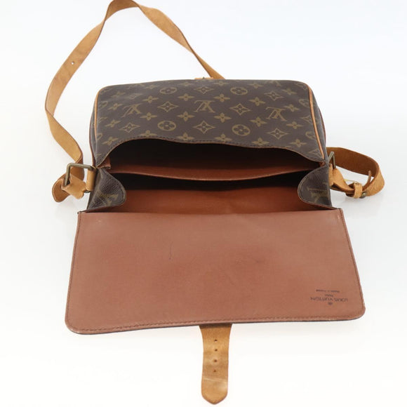LOUIS VUITTON Monogram Cartouchiere GM Shoulder Bag M51252 LV Auth BA11850