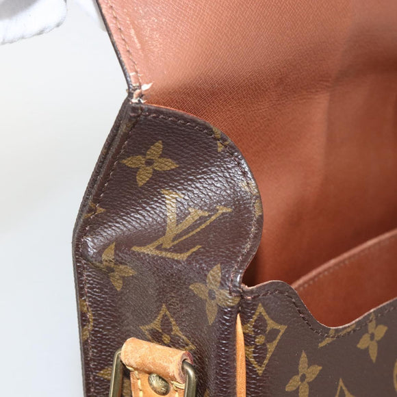 LOUIS VUITTON Monogram Cartouchiere GM Shoulder Bag M51252 LV Auth BA11850