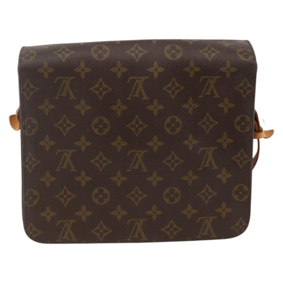 LOUIS VUITTON Monogram Cartouchiere GM Shoulder Bag M51252 LV Auth BA11850