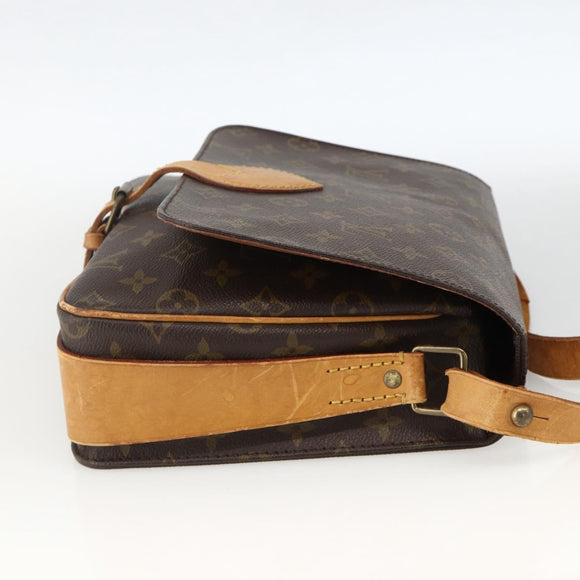 LOUIS VUITTON Monogram Cartouchiere GM Shoulder Bag M51252 LV Auth BA11850