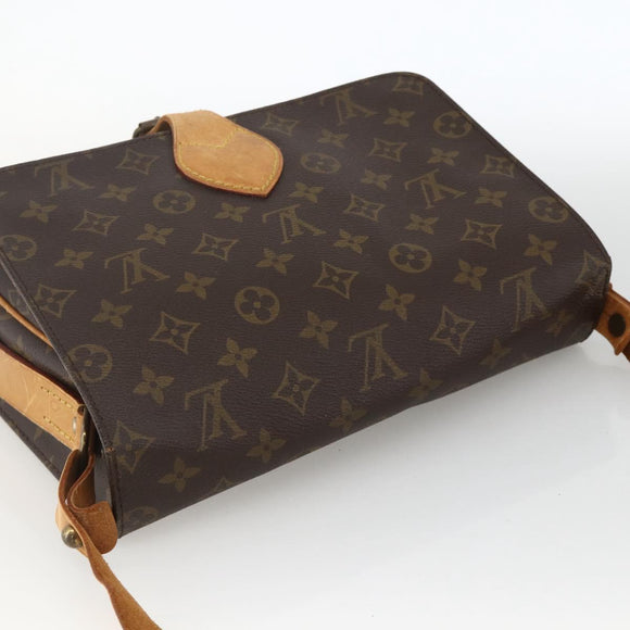 LOUIS VUITTON Monogram Cartouchiere GM Shoulder Bag M51252 LV Auth BA11850