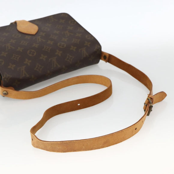 LOUIS VUITTON Monogram Cartouchiere GM Shoulder Bag M51252 LV Auth BA11850