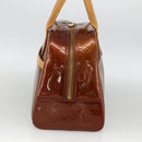 LOUIS VUITTON Monogram Vernis Tompkins Square Bag Bronze M91103 LV Auth BA11852-5