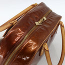 LOUIS VUITTON Monogram Vernis Tompkins Square Bag Bronze M91103 LV Auth BA11852-6
