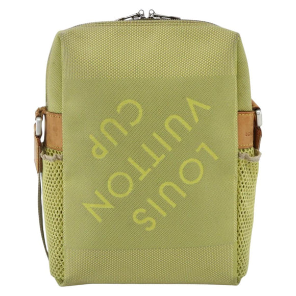 LOUIS VUITTON Damier Geant LV Cup Weatherly Bag Yellow M80636 LV Auth BA11853