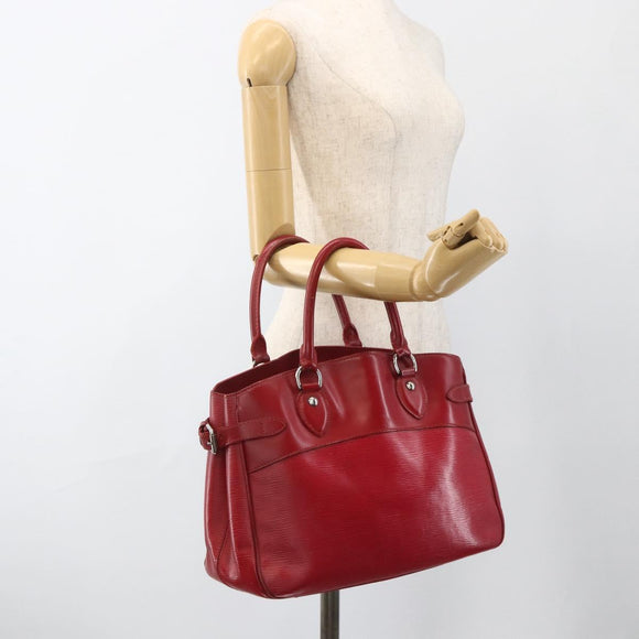 LOUIS VUITTON Epi Passy PM Hand Bag Red M5926E LV Auth BA11854