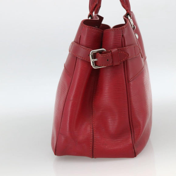 LOUIS VUITTON Epi Passy PM Hand Bag Red M5926E LV Auth BA11854