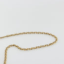 CHANEL Matelasse Chain Shoulder Bag Lamb Skin Beige Gold CC Auth BA11860-8