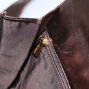 CHANEL Schoudertas Leer Bruin CC Auth BA11861A-21