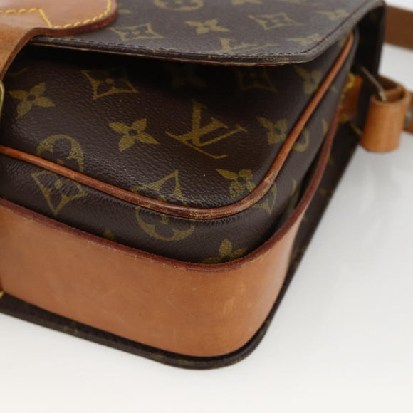 LOUIS VUITTON Monogram Cartouchiere MM Shoulder Bag M51253 LV Auth BA11863