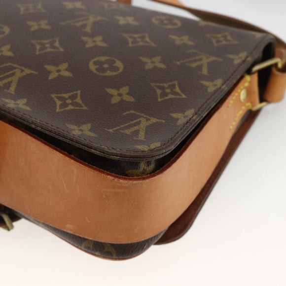 LOUIS VUITTON Monogram Cartouchiere MM Shoulder Bag M51253 LV Auth BA11863