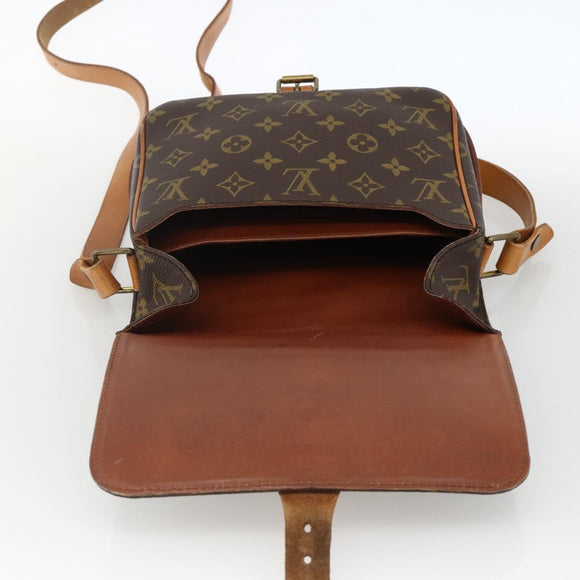 LOUIS VUITTON Monogram Cartouchiere MM Shoulder Bag M51253 LV Auth BA11863