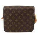 LOUIS VUITTON Monogram Cartouchiere MM Shoulder Bag M51253 LV Auth BA11863-3