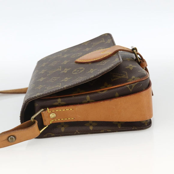 LOUIS VUITTON Monogram Cartouchiere MM Shoulder Bag M51253 LV Auth BA11863