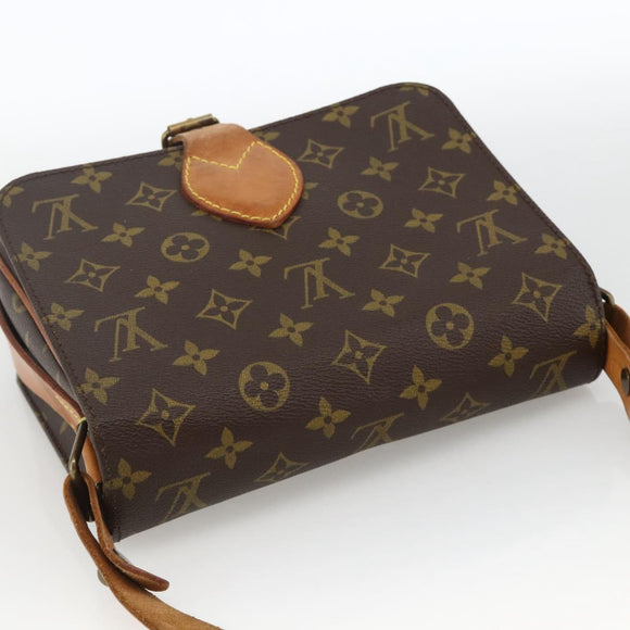 LOUIS VUITTON Monogram Cartouchiere MM Shoulder Bag M51253 LV Auth BA11863