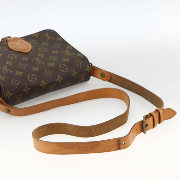 LOUIS VUITTON Monogram Cartouchiere MM Shoulder Bag M51253 LV Auth BA11863