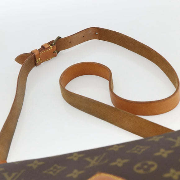 LOUIS VUITTON Monogram Cartouchiere MM Shoulder Bag M51253 LV Auth BA11863