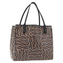 Salvatore Ferragamo Tote Bag PVC Brown Auth BA11865-1