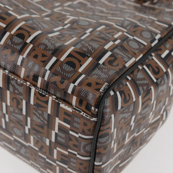Salvatore Ferragamo Tote Bag PVC Brown Auth BA11865