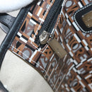 Salvatore Ferragamo Tote Bag PVC Brown Auth BA11865-18