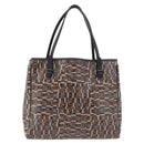 Salvatore Ferragamo Tote Bag PVC Brown Auth BA11865-2