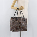 Salvatore Ferragamo Tote Bag PVC Brown Auth BA11865-21