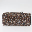 Salvatore Ferragamo Tote Bag PVC Brown Auth BA11865-9