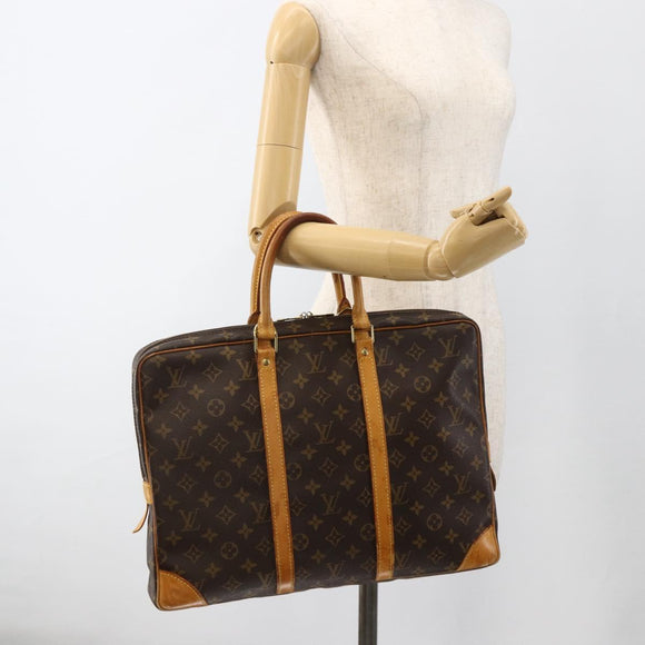 LOUIS VUITTON Monogram Porte Documents Voyage Business Bag M53361 Auth BA11868