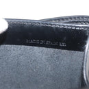 LOEWE Anagram Clutch Bag Leather Black Silver Auth BA11869-11