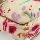 CHANEL Tote Bag Canvas White CC Auth BA1187-16