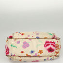 CHANEL Tote Bag Canvas White CC Auth BA1187-5