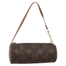 LOUIS VUITTON Monogram Papillon Pouch LV Auth BA11871-1
