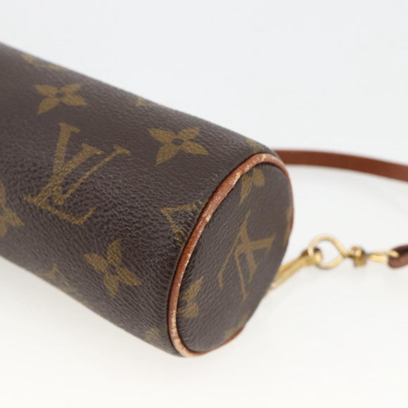 LOUIS VUITTON Monogram Papillon Pouch LV Auth BA11871
