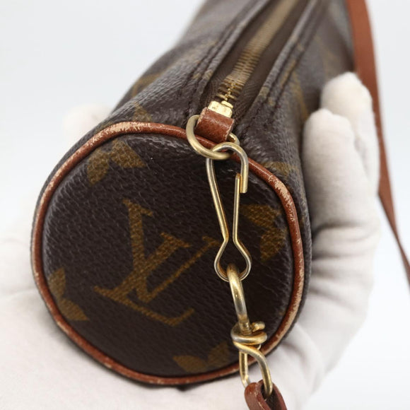 LOUIS VUITTON Monogram Papillon Pouch LV Auth BA11871