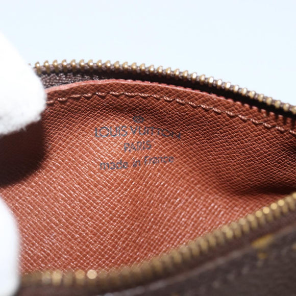 LOUIS VUITTON Monogram Papillon Pouch LV Auth BA11871