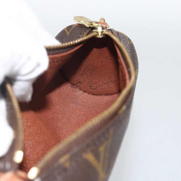 LOUIS VUITTON Monogram Papillon Pouch LV Auth BA11871